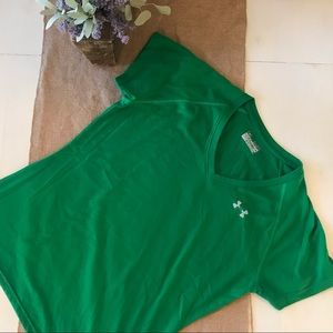 Under Armor Heat Gear Green Tee